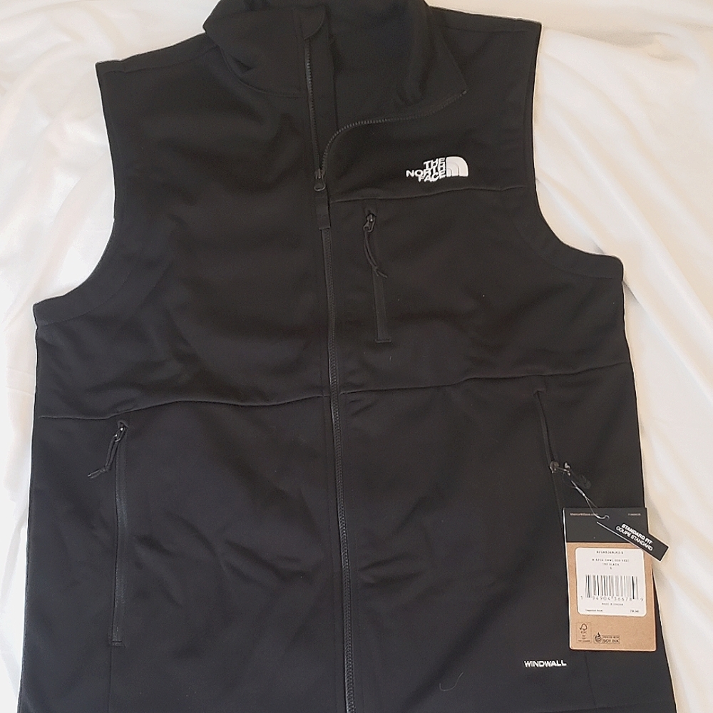 Men’s | The North Face Black Fleece Vest Jacket | S P